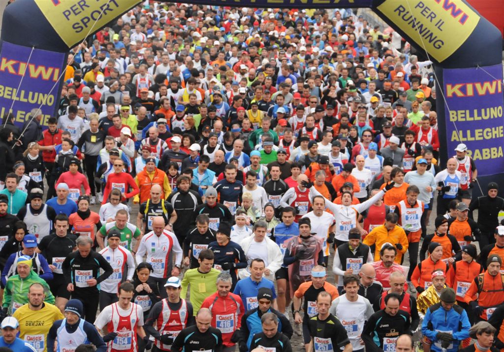 LA BELLUNO-FELTRE CORRE CON TRE MITI DEL PODISMO  