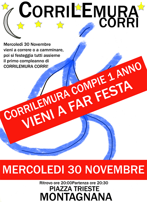 Compleanno Corri le Mura a Montagnana (PD)