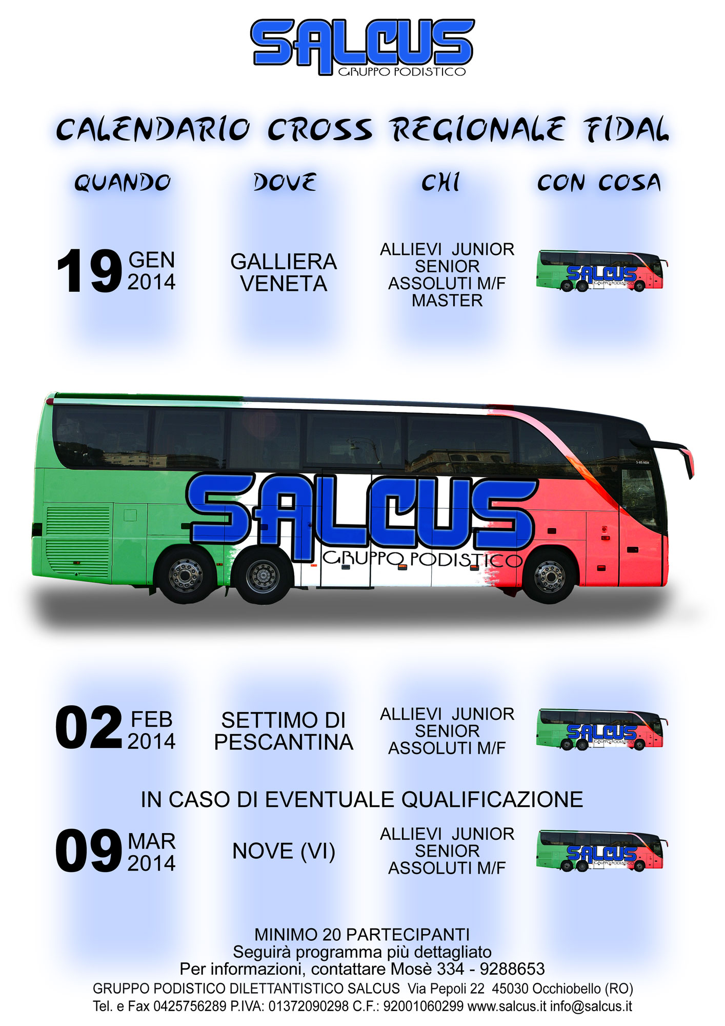 Calendario invernale, il 19 Gennaio a Galliera il via ai cross