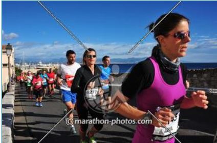 Alessia alla Maratona Conseil General Alpes Maritimes