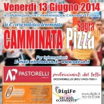 Camminata Sagra della Pizza canotta ai primi “250 Iscritti”