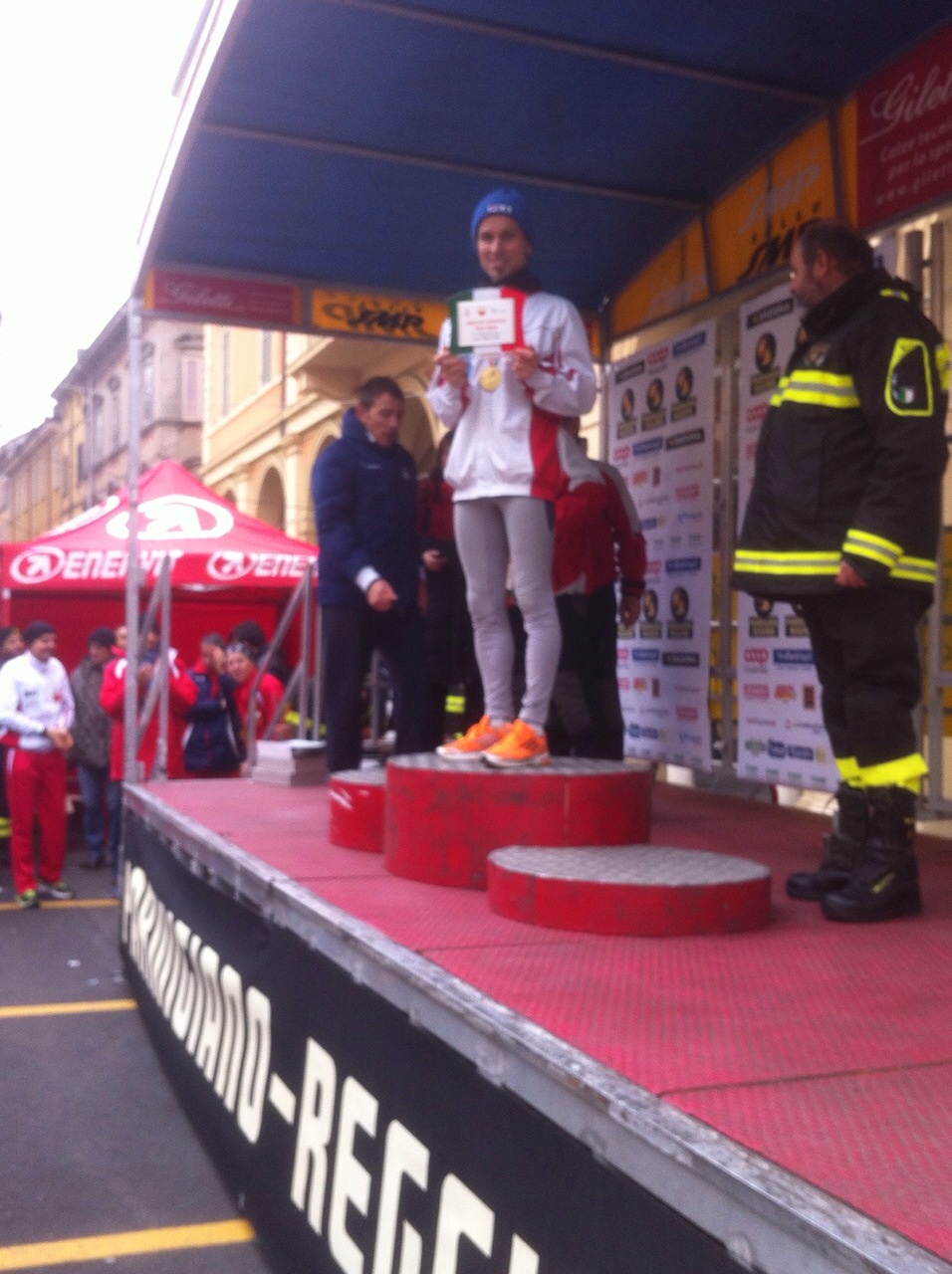 Michele Bedin Campione Italiano Vigili del Fuoco di maratona