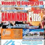 CAMMINATA SAGRA DELLA PIZZA CANOTTA AI PRIMI “250 ISCRITTI”