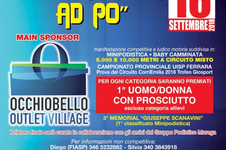 41° edizione di In sla rota ad Po info iscrizioni e regolamento