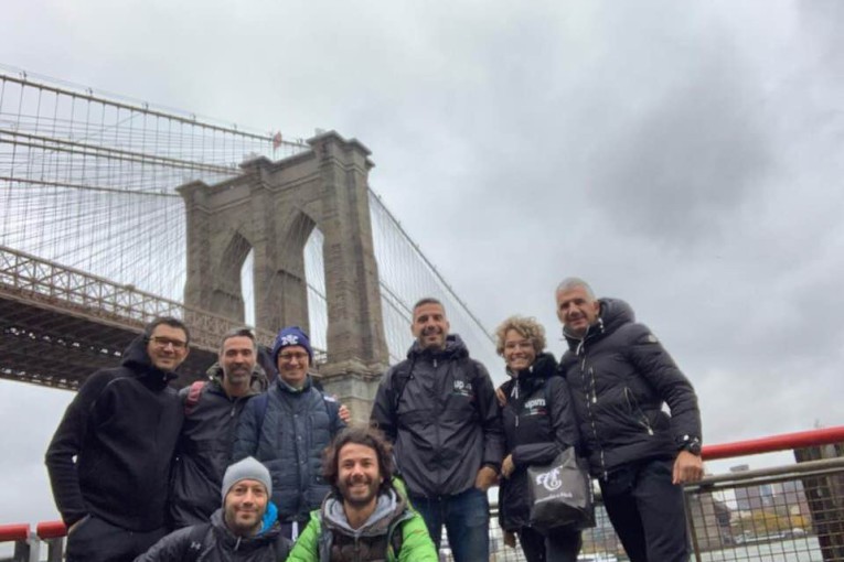 Toso, Maniezzo, Lazzarini, Buzzoni e Turolla alla New York Marathon
