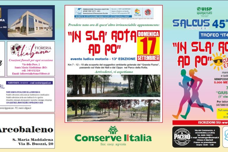 ISCRIZIONI IN SLA ROTA AD PO 2023-SUMMER EDITION